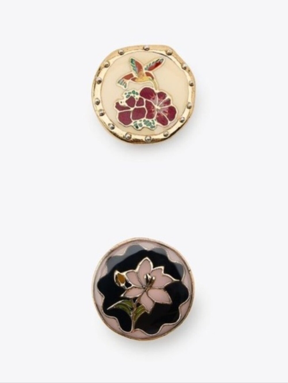 ZARA 2 Pack of Rings with Resin Piece